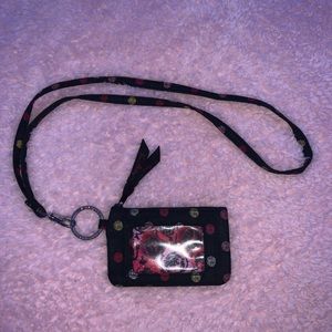 Vera Bradley Landyard and Zip ID Case